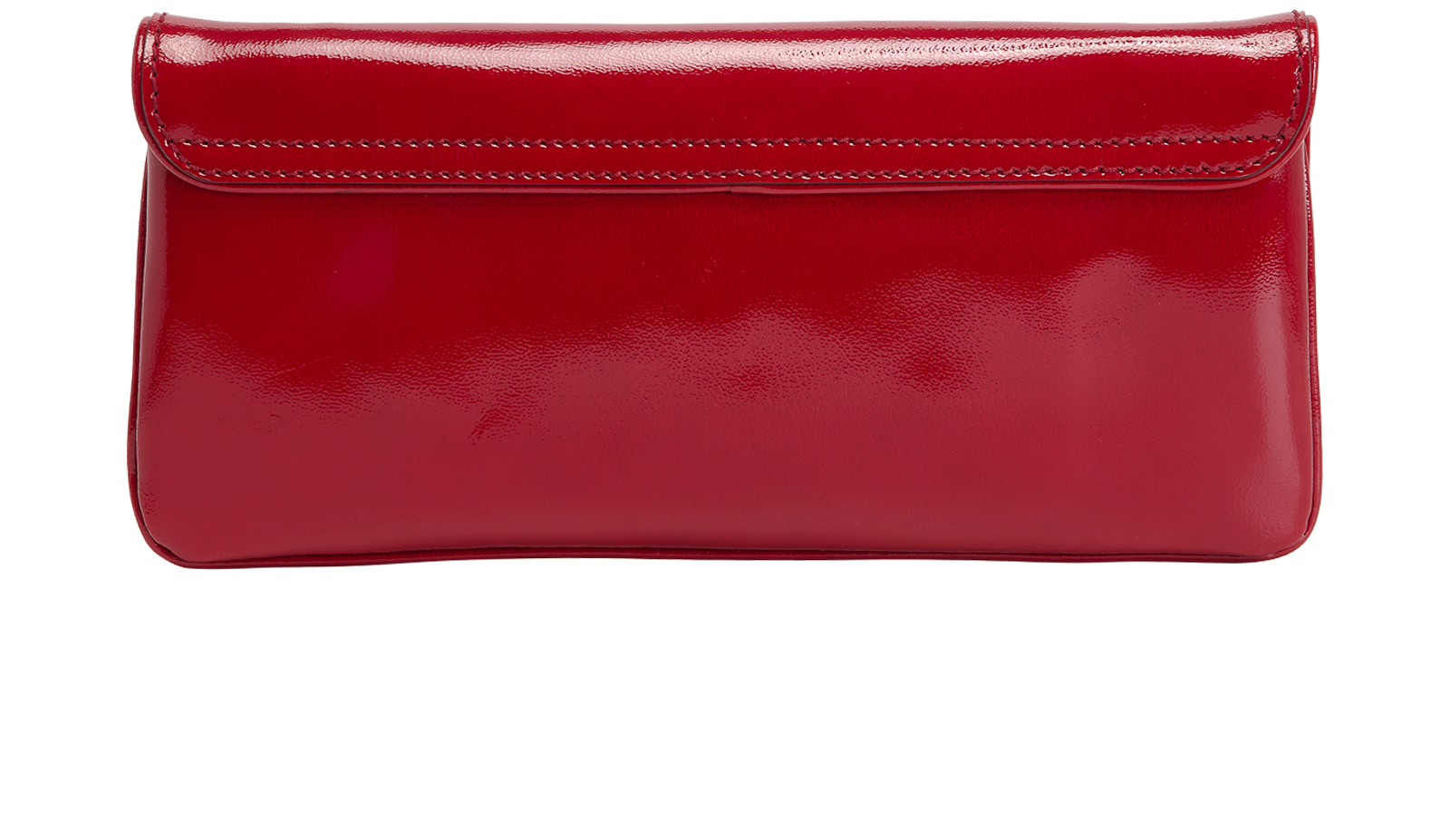 Vintage Triomphe Clutch, &pound;550, Handbags, Red, Patent Leather, Back view
